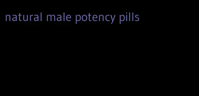 natural male potency pills