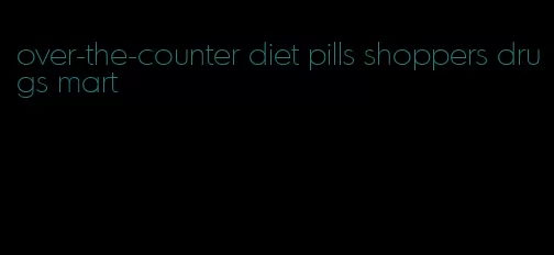over-the-counter diet pills shoppers drugs mart