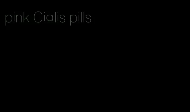 pink Cialis pills