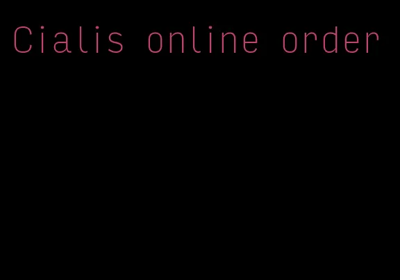 Cialis online order