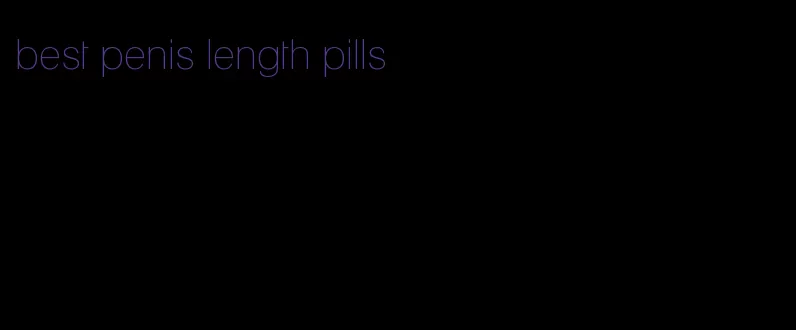 best penis length pills