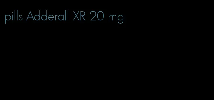 pills Adderall XR 20 mg