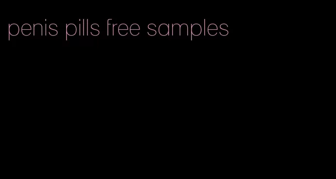 penis pills free samples