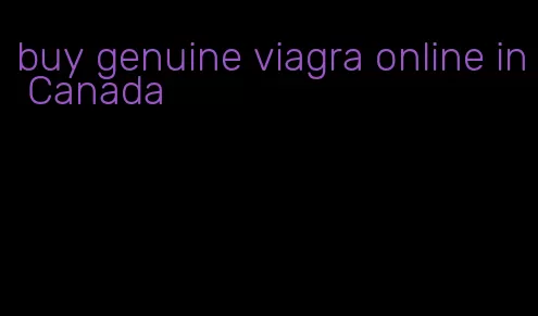 buy genuine viagra online in Canada