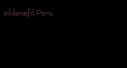sildenafil Peru