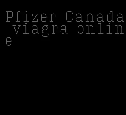 Pfizer Canada viagra online