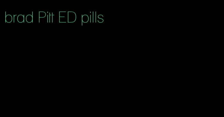 brad Pitt ED pills