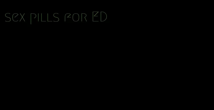 sex pills for ED