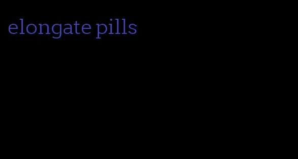 elongate pills