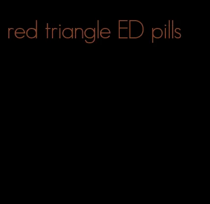 red triangle ED pills