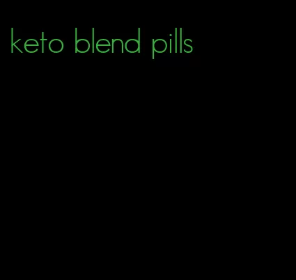 keto blend pills