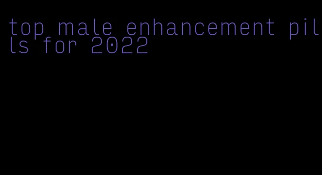 top male enhancement pills for 2022