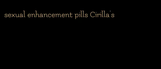 sexual enhancement pills Cirilla's