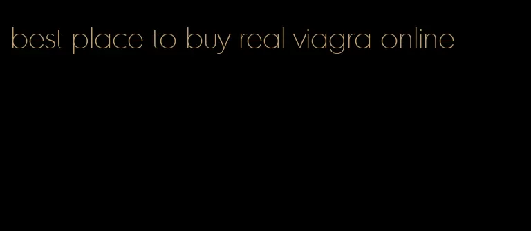 best place to buy real viagra online