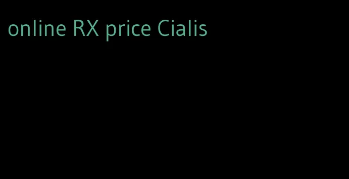 online RX price Cialis