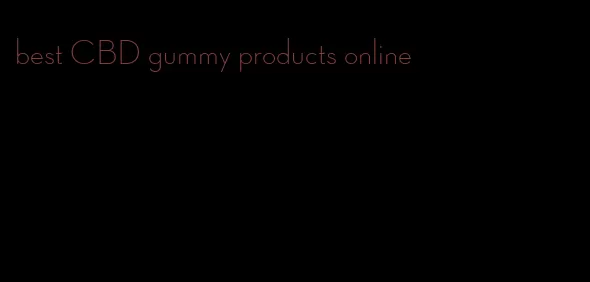 best CBD gummy products online