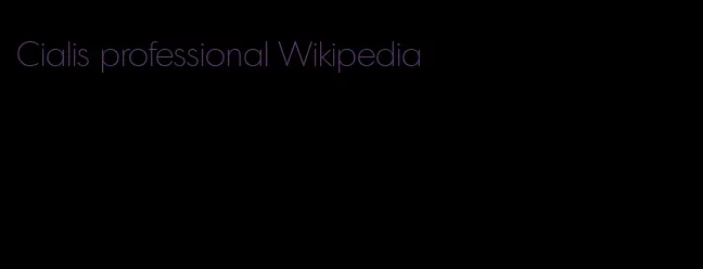 Cialis professional Wikipedia