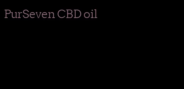 PurSeven CBD oil