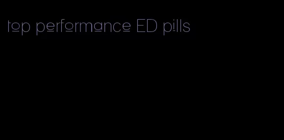 top performance ED pills