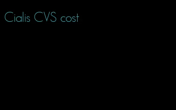 Cialis CVS cost