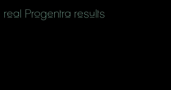 real Progentra results