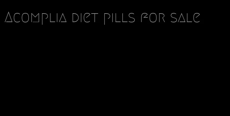 Acomplia diet pills for sale