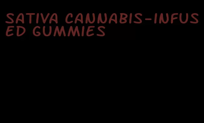 Sativa cannabis-infused gummies