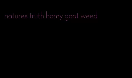 natures truth horny goat weed