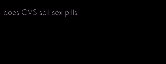 does CVS sell sex pills
