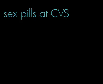 sex pills at CVS