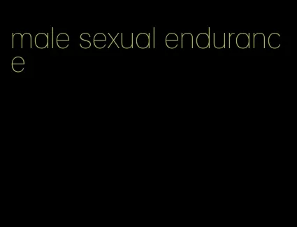 male sexual endurance