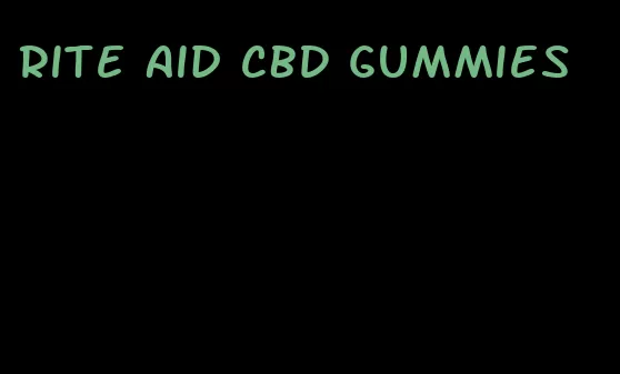 rite aid CBD gummies