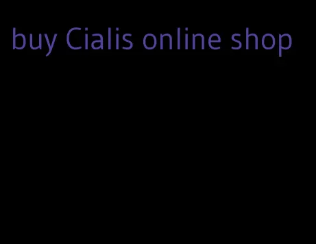 buy Cialis online shop