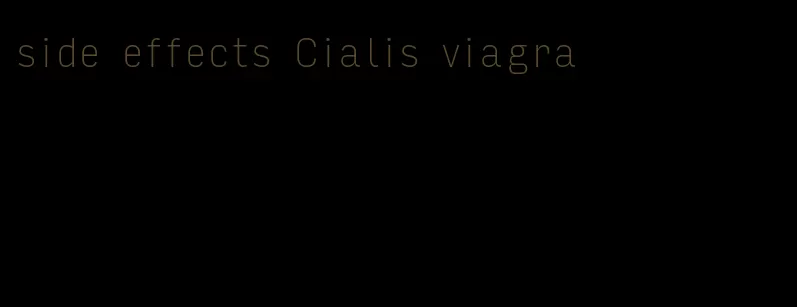 side effects Cialis viagra