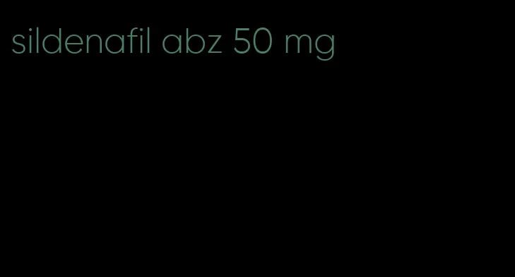 sildenafil abz 50 mg