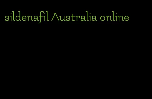 sildenafil Australia online