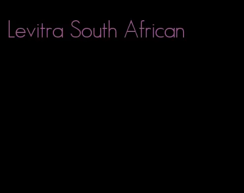 Levitra South African