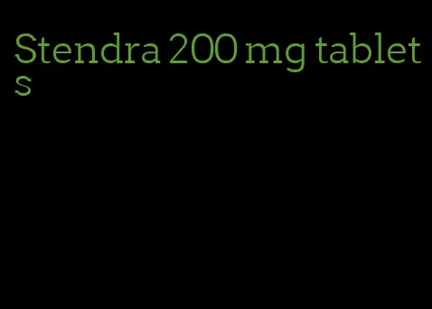 Stendra 200 mg tablets