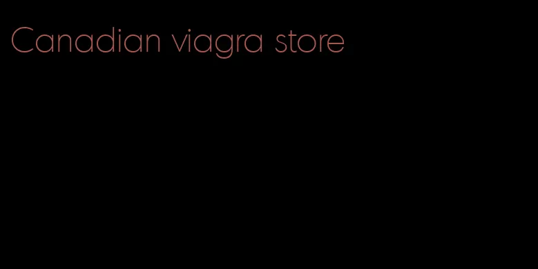 Canadian viagra store