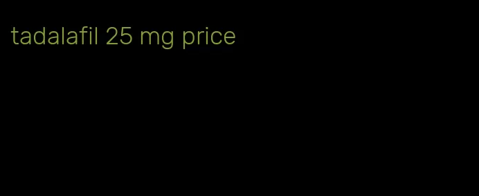 tadalafil 25 mg price