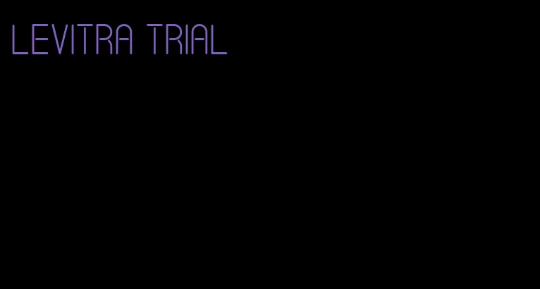 Levitra trial