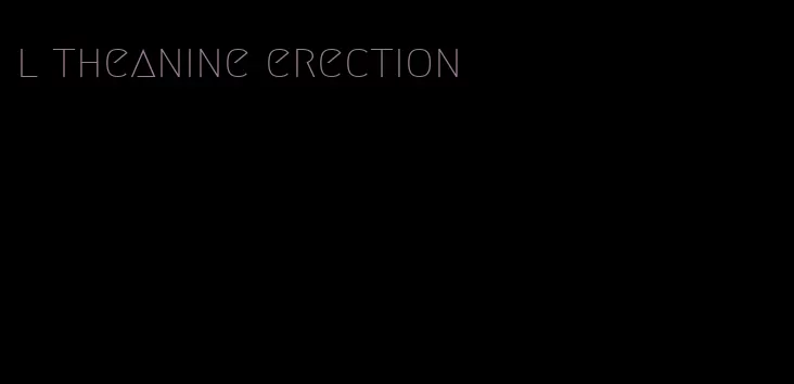 l theanine erection