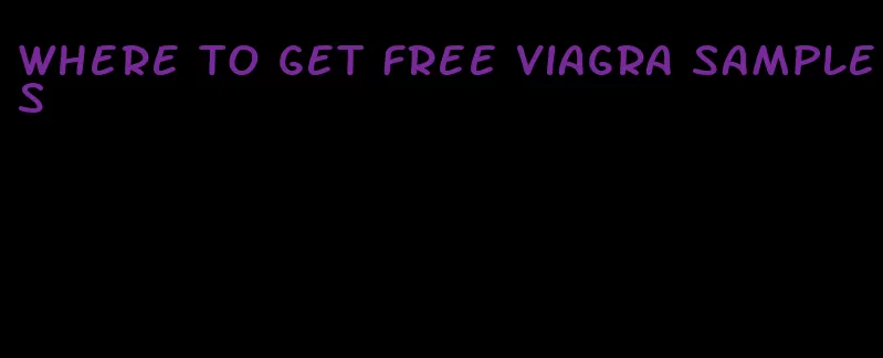 where to get free viagra samples