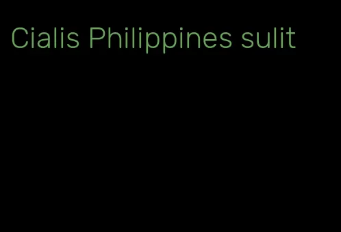 Cialis Philippines sulit