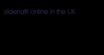 sildenafil online in the UK