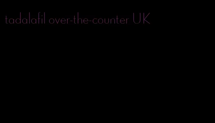 tadalafil over-the-counter UK