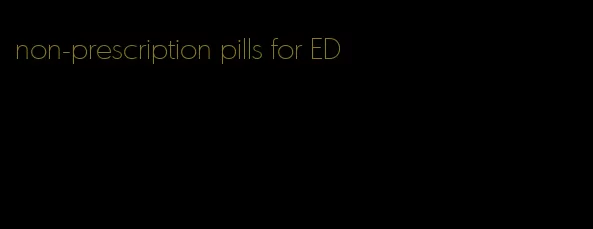 non-prescription pills for ED