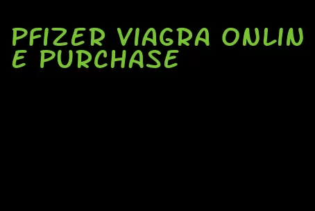 Pfizer viagra online purchase