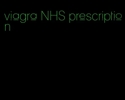 viagra NHS prescription
