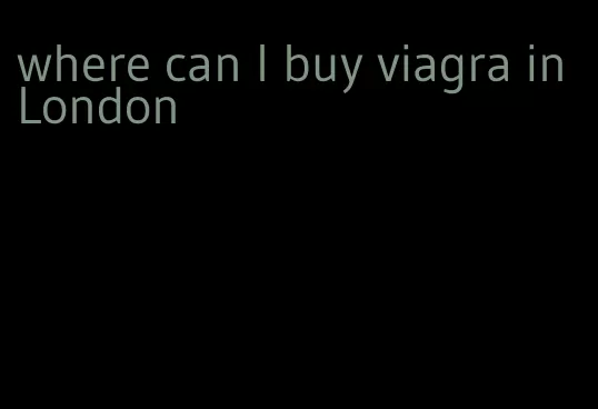 where can I buy viagra in London